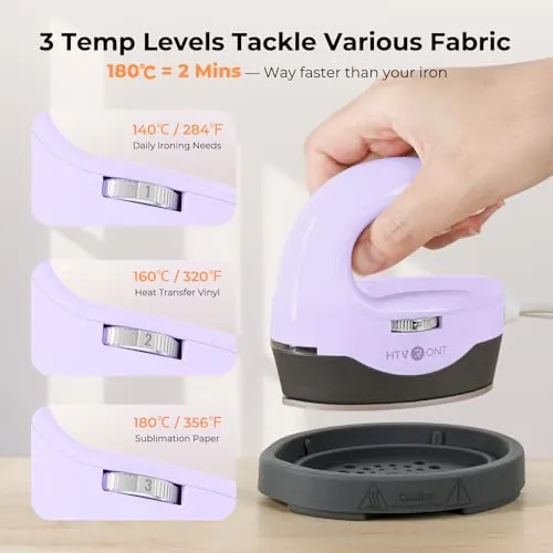 HTVRONT H1 Mini Heat Press Review: Portable Craft Tool image 5
