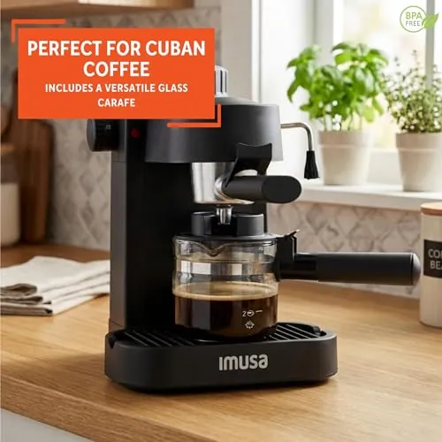 IMUSA Espresso Maker Review: 4-Cup Home Coffee Machine image 3