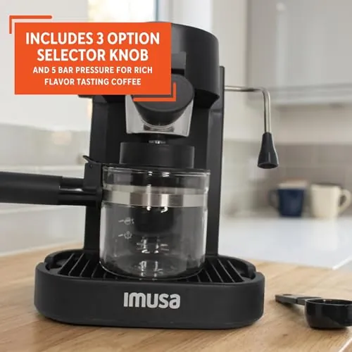 IMUSA Espresso Maker Review: 4-Cup Home Coffee Machine image 4