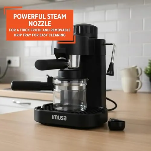 IMUSA Espresso Maker Review: 4-Cup Home Coffee Machine image 5